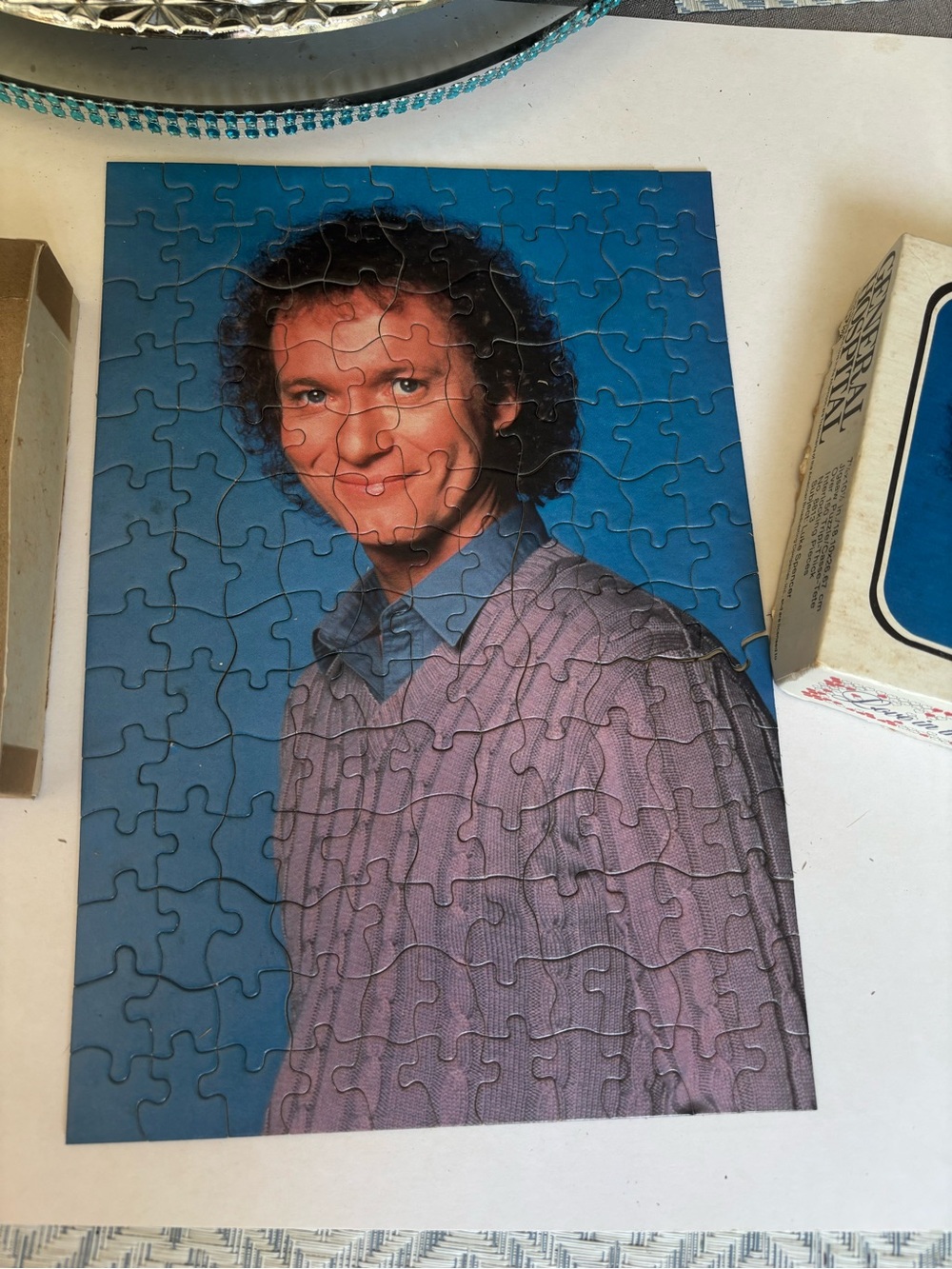 Anthony Geary/luke General hospital in original box. Puzzle vintage.